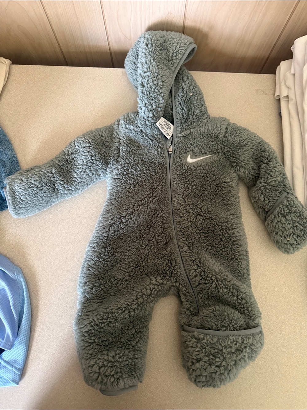 Nike Infant Sherpa Hooded One-Piece